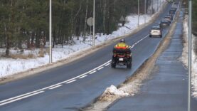 Droga która łączy Olsztyn i Poraj