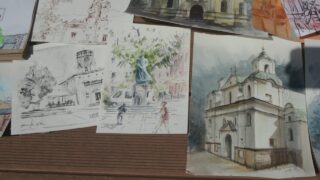 Miasto narysowane na żywo