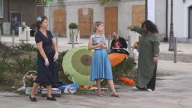 Teatr na Błesznie wystąpił na płycie Starego Rynku