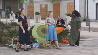 Teatr na Błesznie wystąpił na płycie Starego Rynku